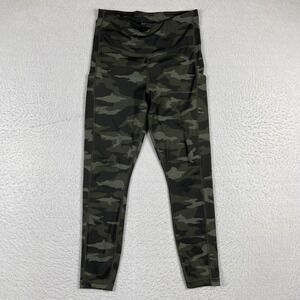 Athleta Leggings Womens Small Green Camo‎ 7/8 Tight Ultimate Pocket Fitness Gym